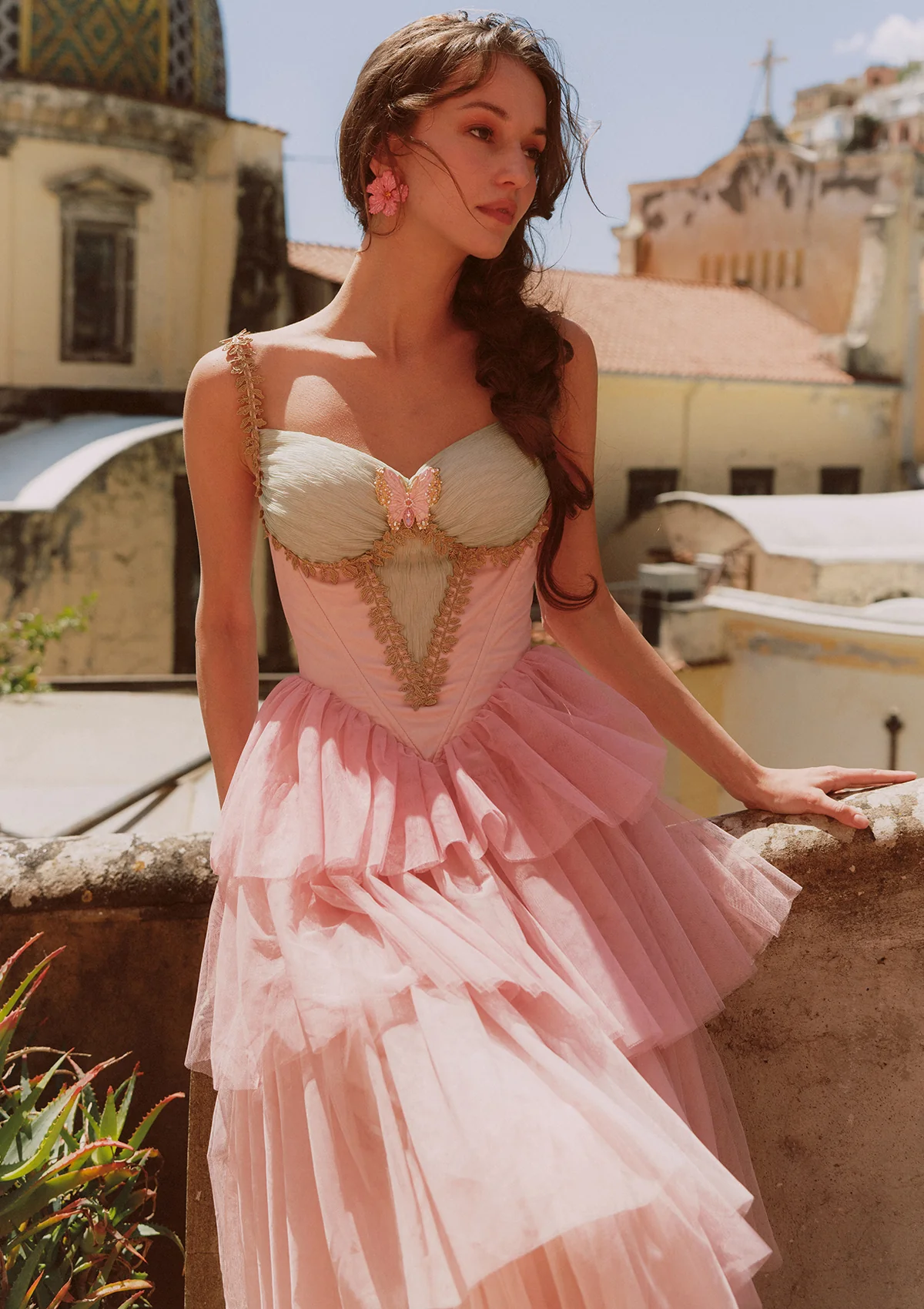 Entwined in Bloom Corset Dress