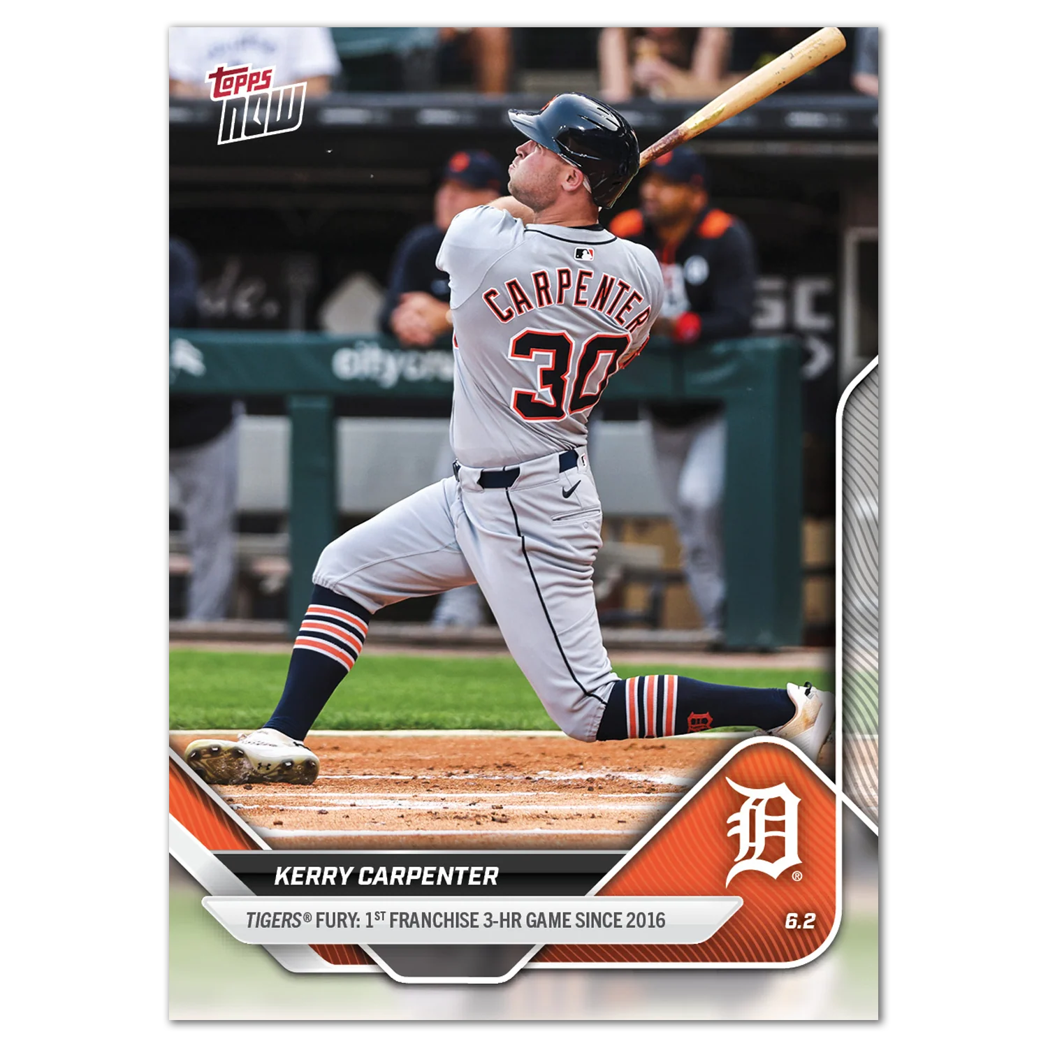 Kerry Carpenter - 2025 MLB Topps NOW® - Card 250
