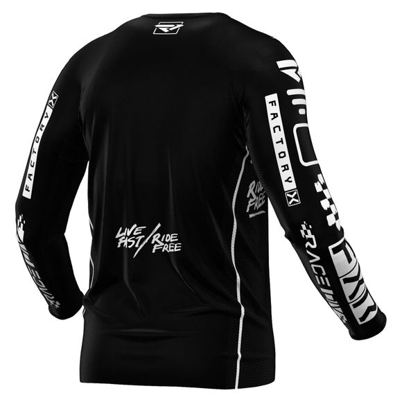 FXR PODIUM GLADIATOR 24 2024 cross jersey - Black / WhiteRef: FXR0454
