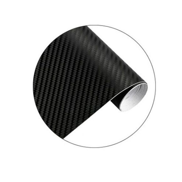 Kit déco Brazoline Rouleau sticker de COVERING carbone noir mat Universel - GrisRef : 36401
