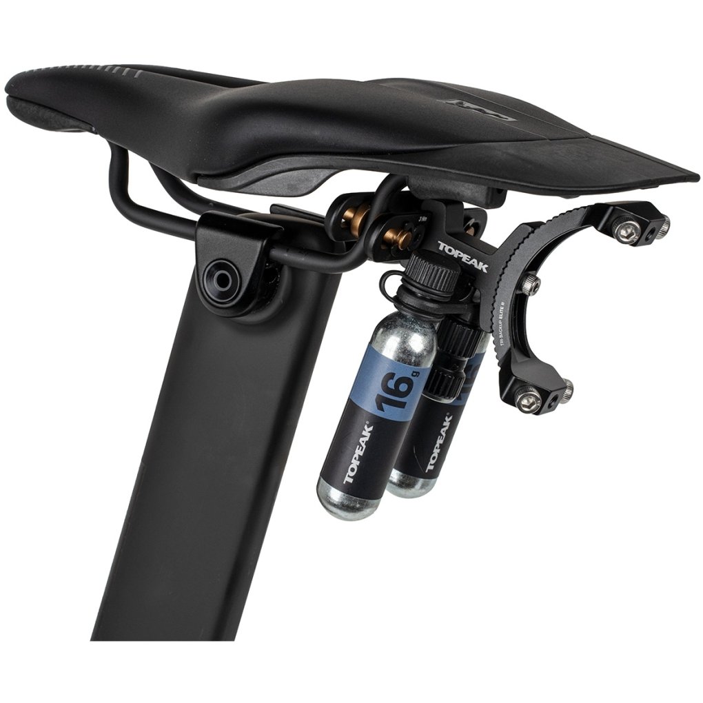 Topeak Tri-BackUp Elite 2 for 90° Rails Bottle Cage Adapter
