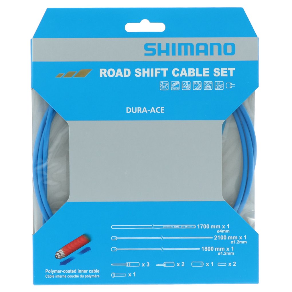 Shimano Shift Cable Set - Road | Stainless Steel | with Polymer Coating