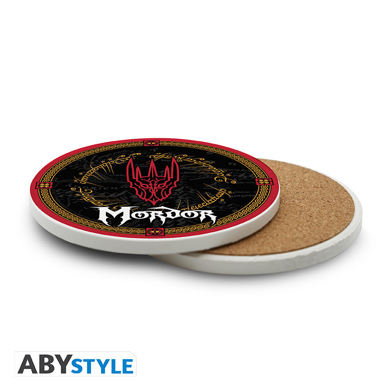 LORD OF THE RINGS Ceramic Coasters Mordor