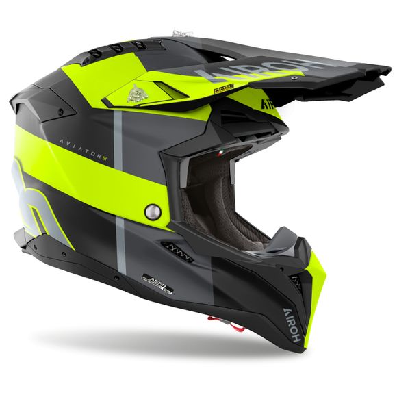 Airoh AVIATOR 3 cross helmet - MONARCH 2025 - YellowRef: AR1426