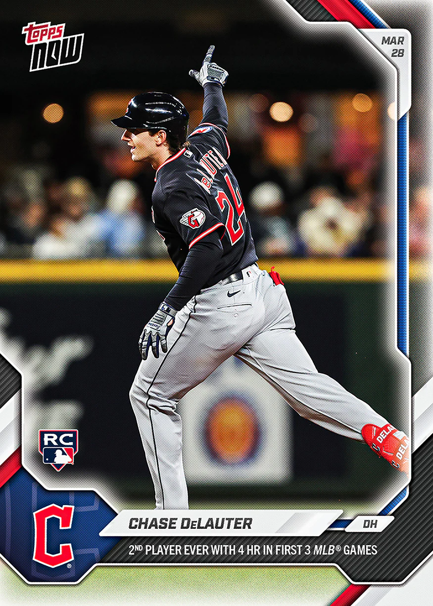 Chase DeLauter - 2026 MLB Topps NOW® - Card 21