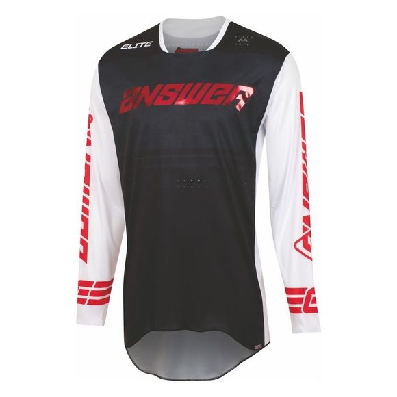 Answer ELITE FINALE 2023 cross Jersey - Black / RedRef: ANR0001