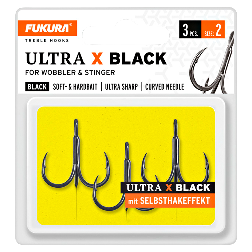 Lieblingsköder Fukura Ultra X Drillinge (black)