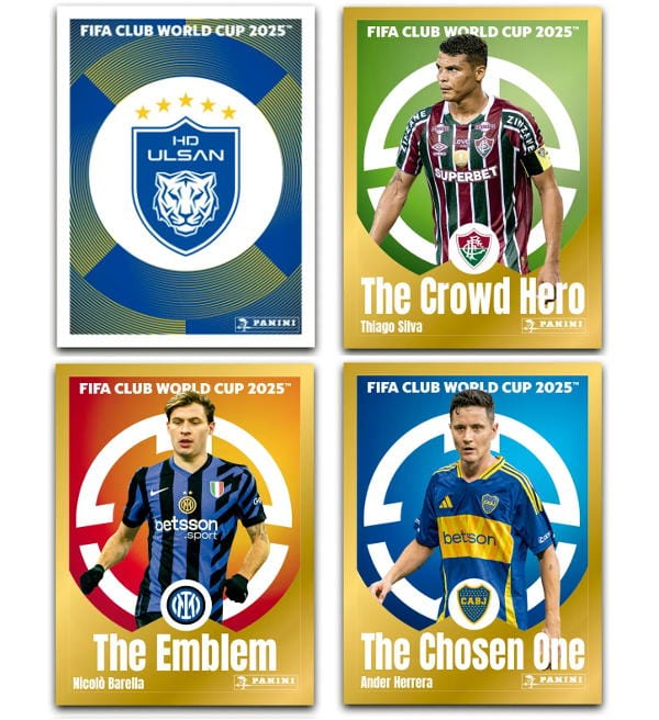 Panini FIFA Club World Cup 2025 Stickers - Album + 3 Boxes (=150 Packets)