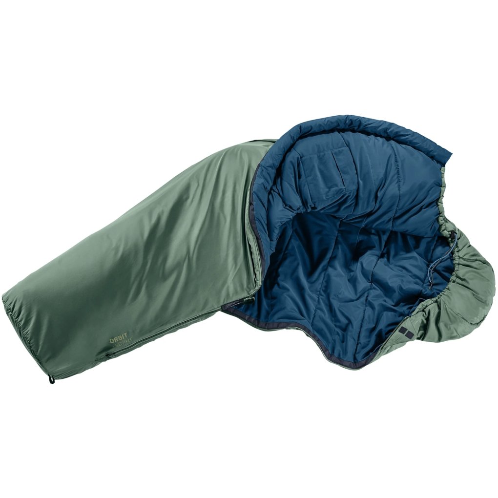 Deuter Orbit +5C/41F Sleeping Bag - zip left | ivy-ink