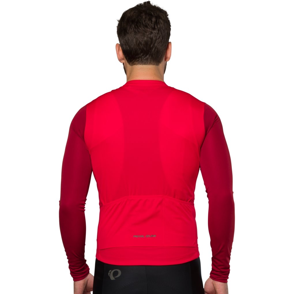 PEARL iZUMi Attack Longsleeve Jersey Men 11122403 - goji berry - AA7