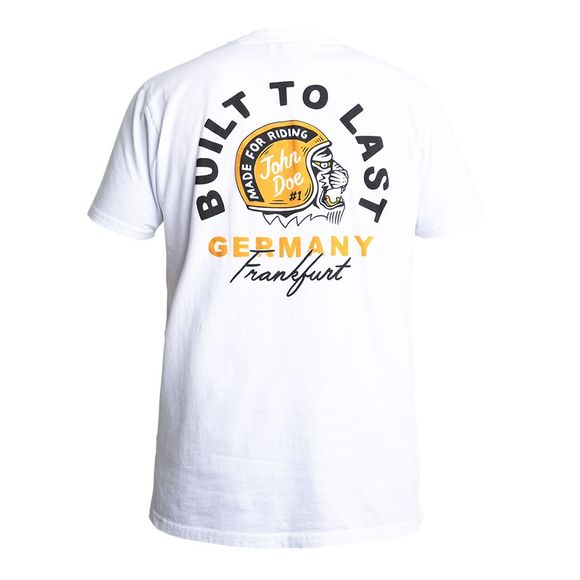 John Doe BUILT Short Sleeve T-shirt - WhiteRef: JDE0263
