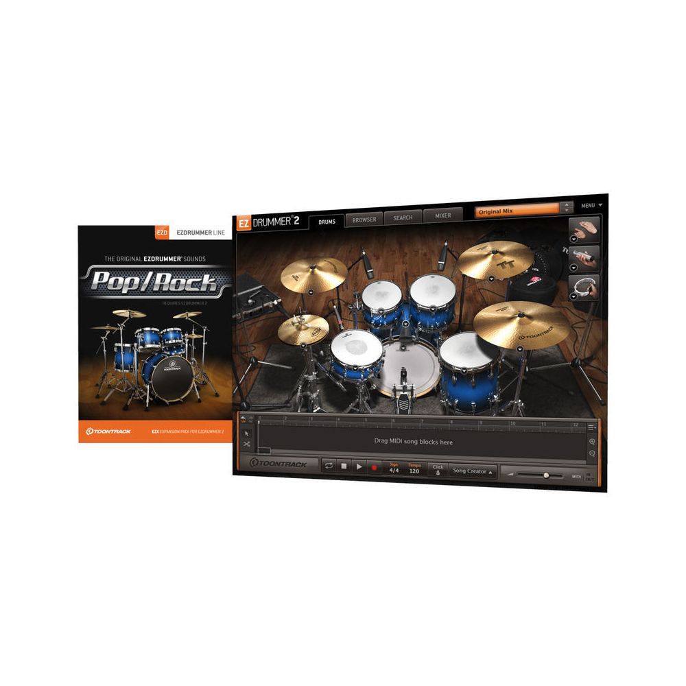 Toontrack EZX Pop/Rock – Thomann Ireland