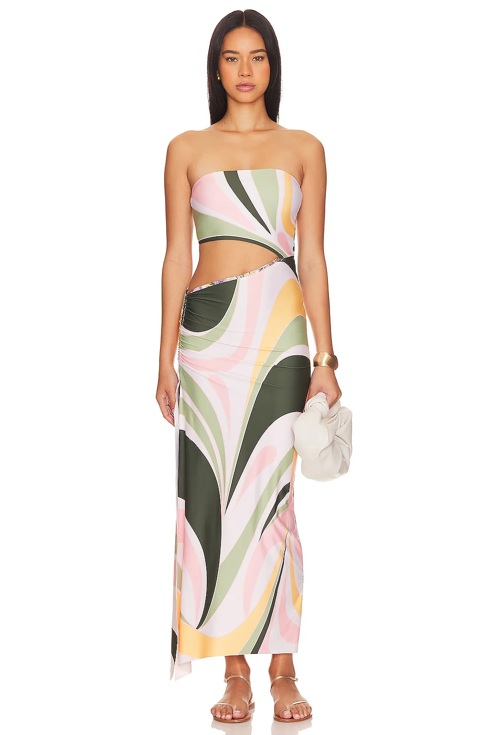 X Revolve Gwen Vitreo Midi Dress