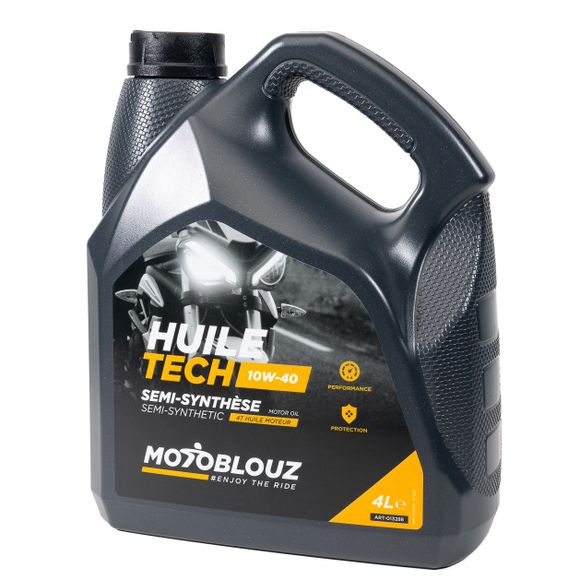 Huile moteur Motoblouz TECH 4T 10W-40 4L UniverselRef : MB0468 / ART-013288