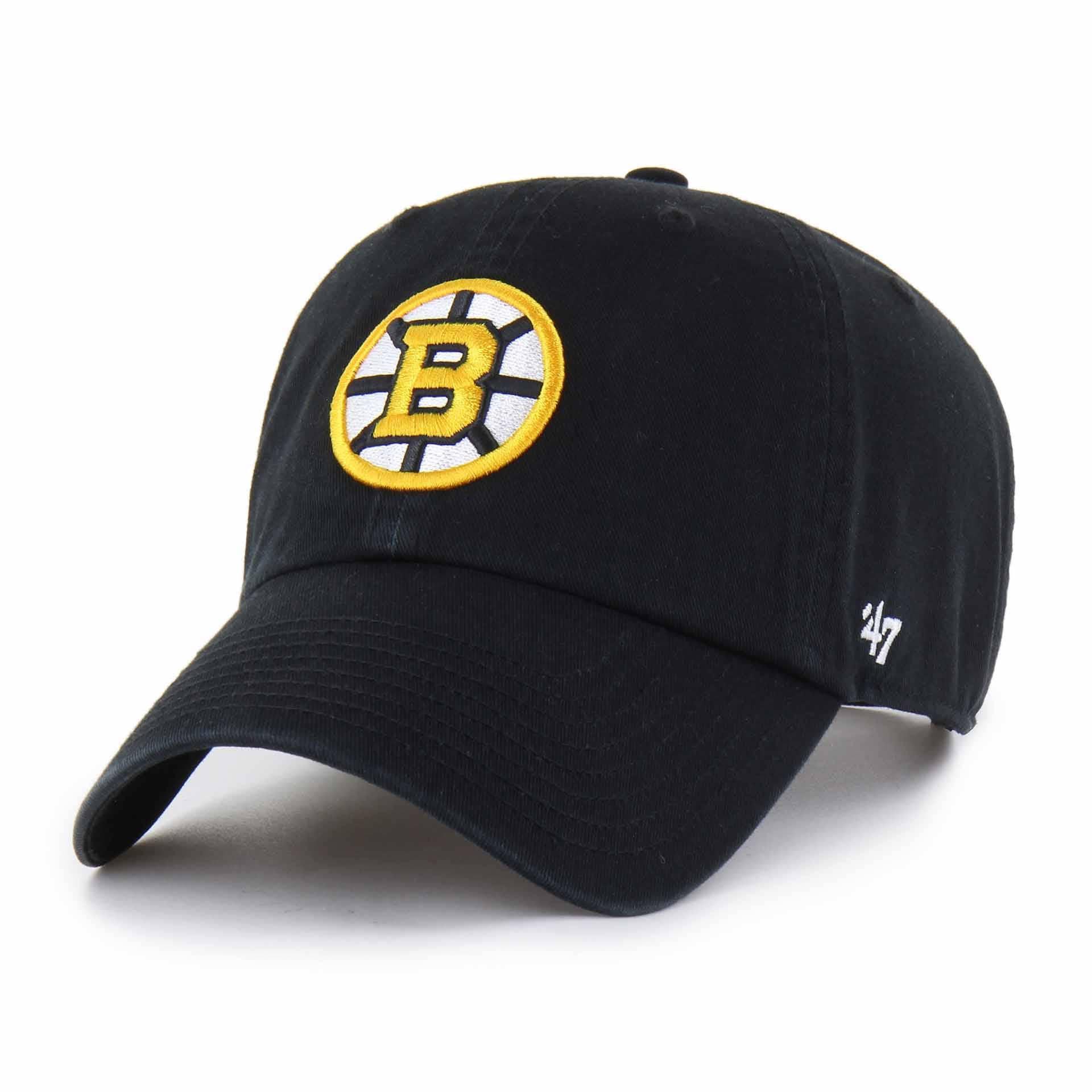 Boston Bruins '47 Clean Up Adjustable NHL Cap Black