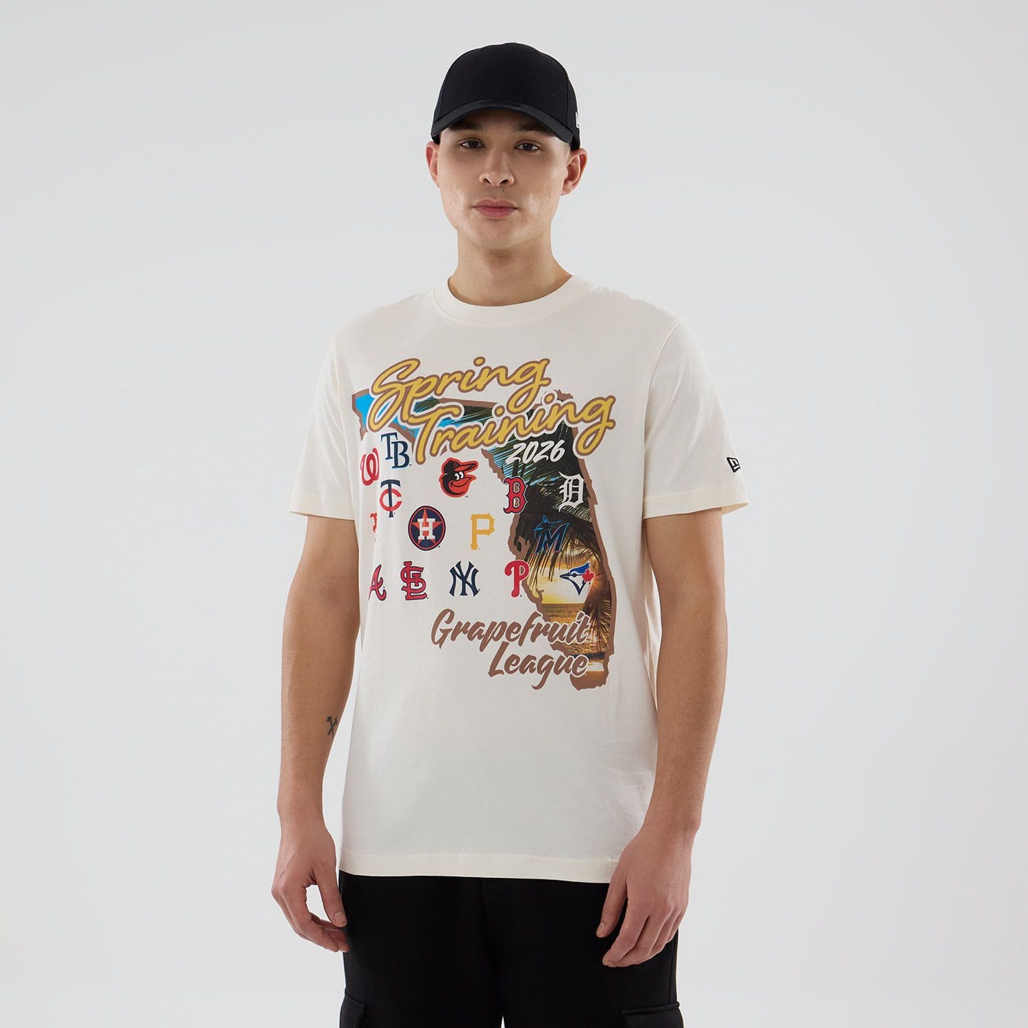 MLB Spring Training 2026 Grapefruit League T-Shirt Cream