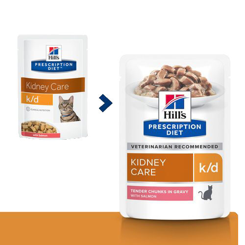 Hill's k/d Kidney Care - Feline - Chicken Flavour - 12x 85g Pouches