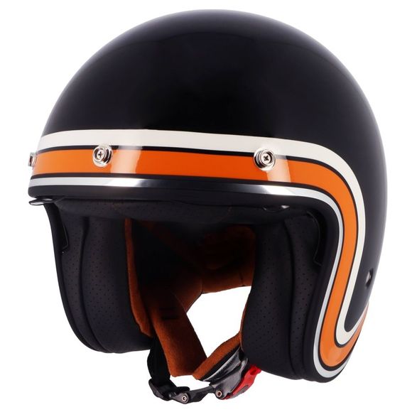 Freedom Jet Helstons Helmet - BlackRef: HS1172