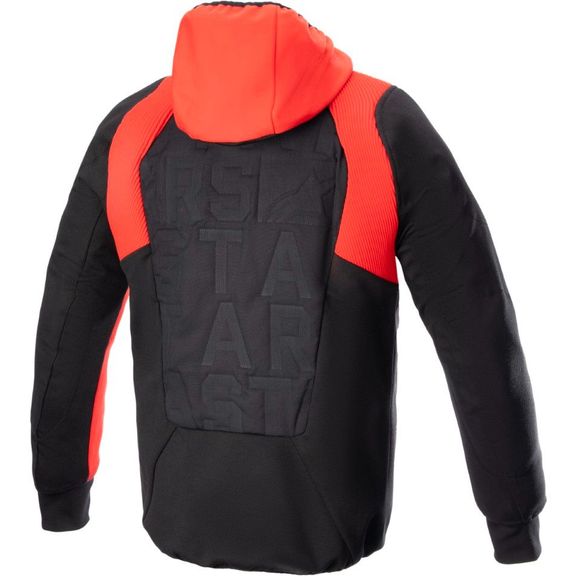Alpinestars MO.ST.EQ HYBRID HOODED Motorcycle Jacket - Black / RedRef: AP3263