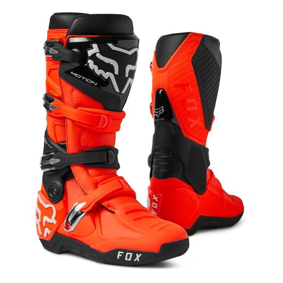 Fox MOTION 2024 cross Boots - Orange / BlackRef: fx3727-c51306