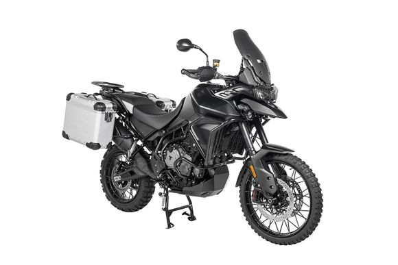 Touratech suitcase Complete kit ZEGA Evo 31/38 - Black support included - Gray anodizedRef: Trt01176A / 01-421-6881-0