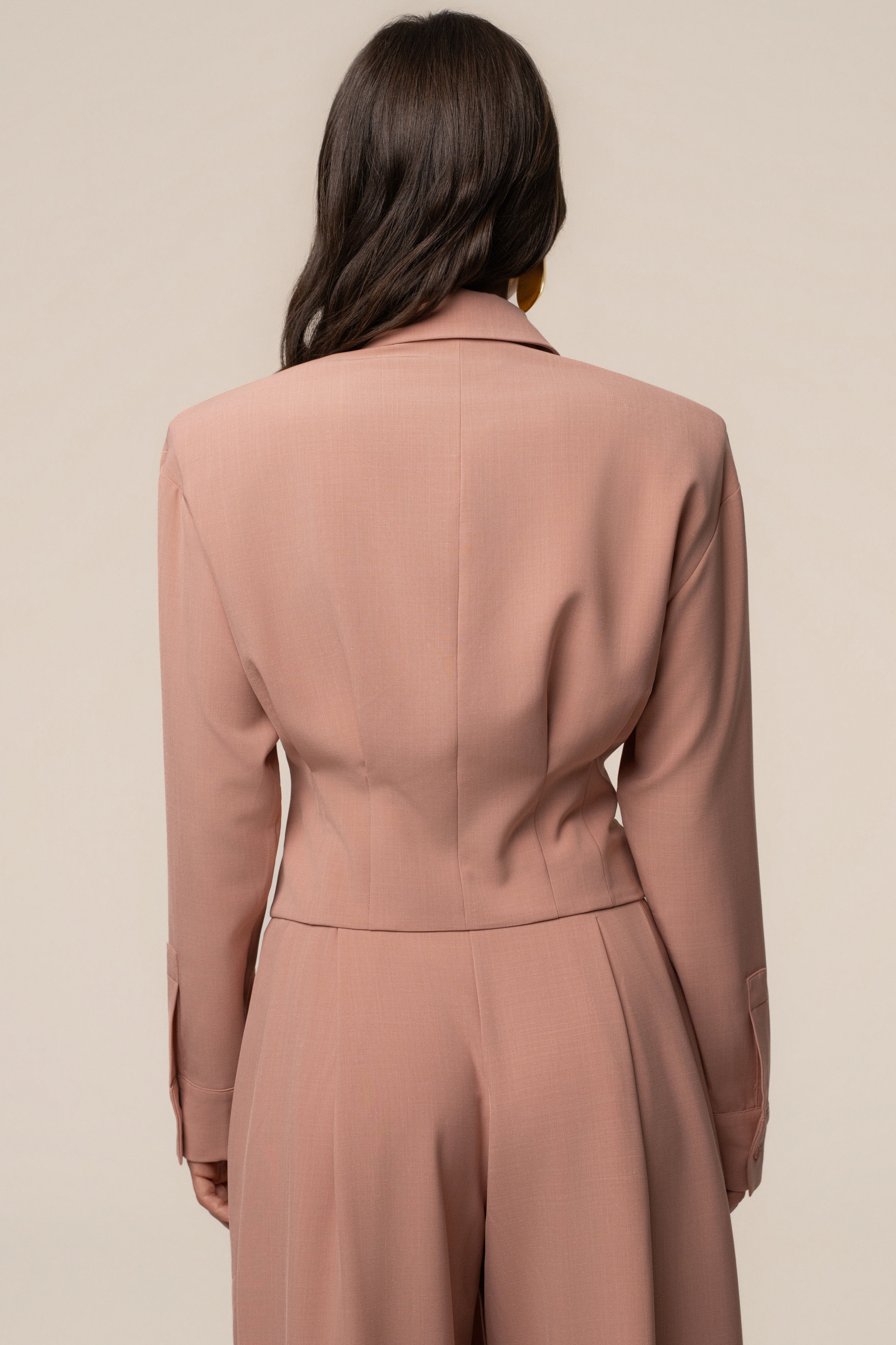 Mauve Estate Wrap Top