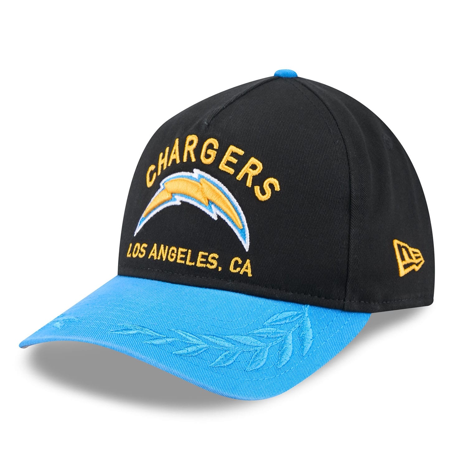 Los Angeles Chargers 2025 NFL Draft 9TWENTY A-Frame Adjustable Cap Black