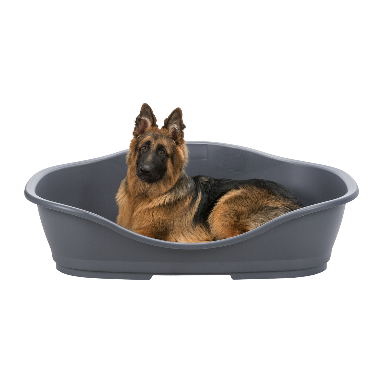 Trixie Dog Basket Sleeper - Size 1: 56 × 41 cm - Dark grey