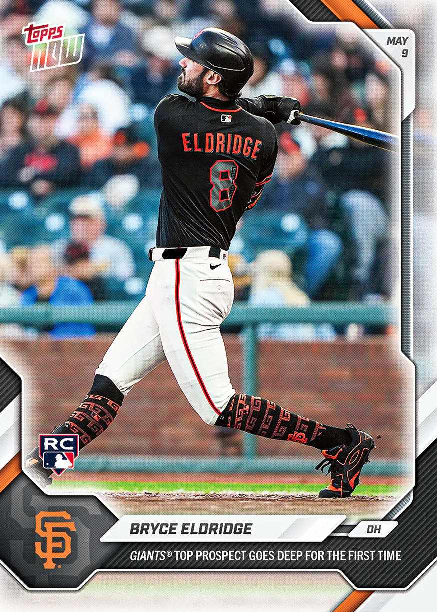 Bryce Eldridge - 2026 MLB Topps NOW® - Card 184 - PR: 2707