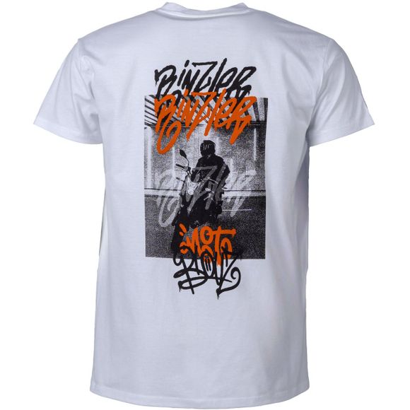 Motoblouz X Rinzler T-Shirt - Men - 20 Years Old - WhiteRef: MB0405