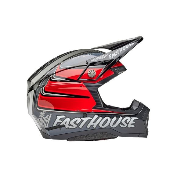 Casque cross Bell MOTO-10 SPHERICAL FASTHOUSE DITD 2026 - Noir / RougeRef : EL0728