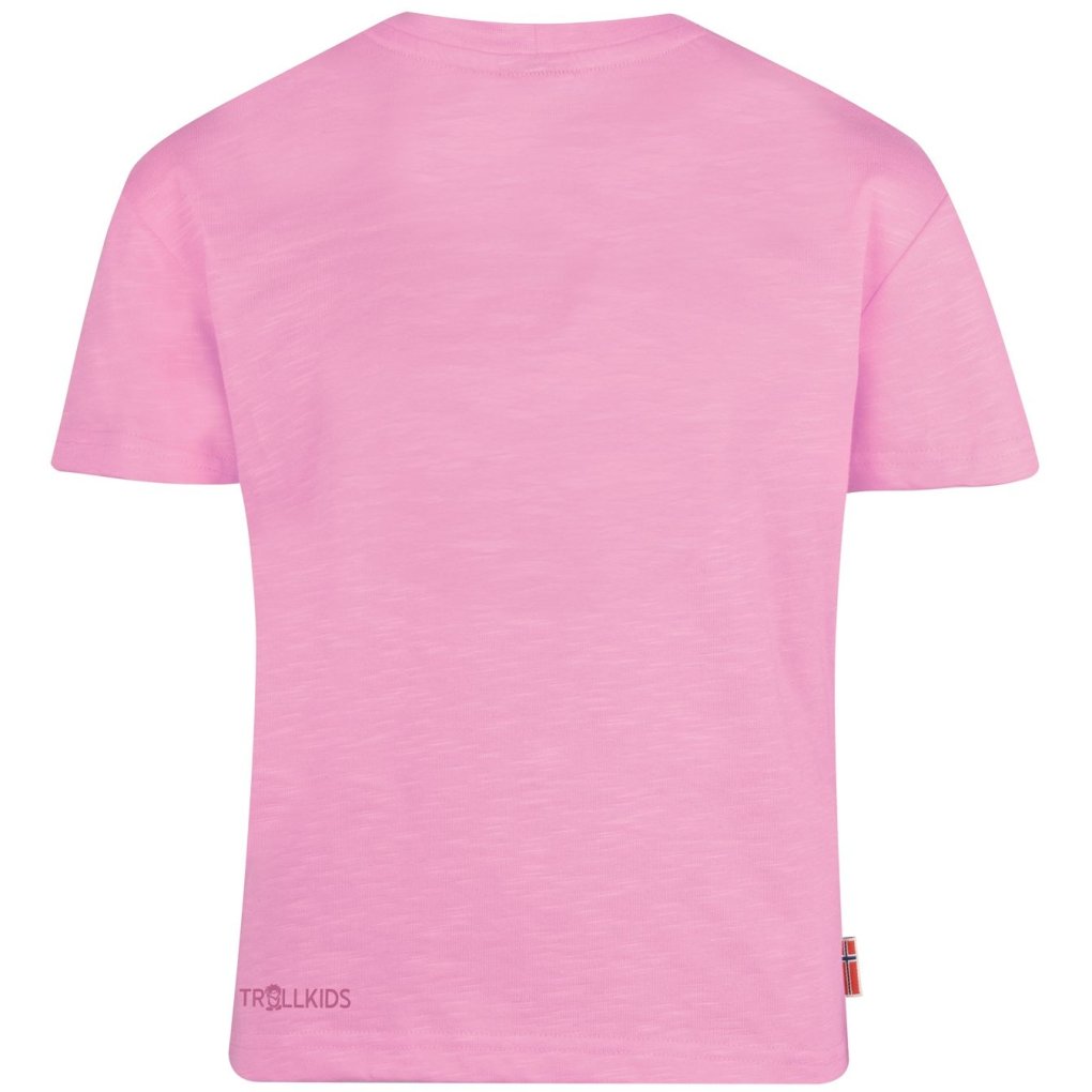 Trollkids Halsafjord T-Shirt Girls - Wild Rose