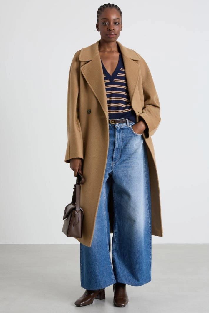 Cashmere coat - CAMEL