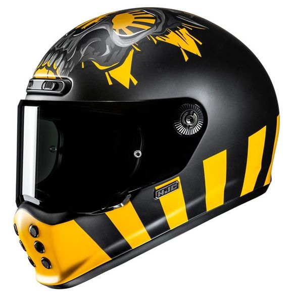 HJC V10 full face helmet - CRANIA - Black / YellowRef: HJ1293