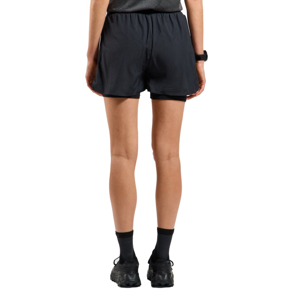 Odlo Zeroweight 3-inch 2-in-1 Running Shorts 2.0 Women - black