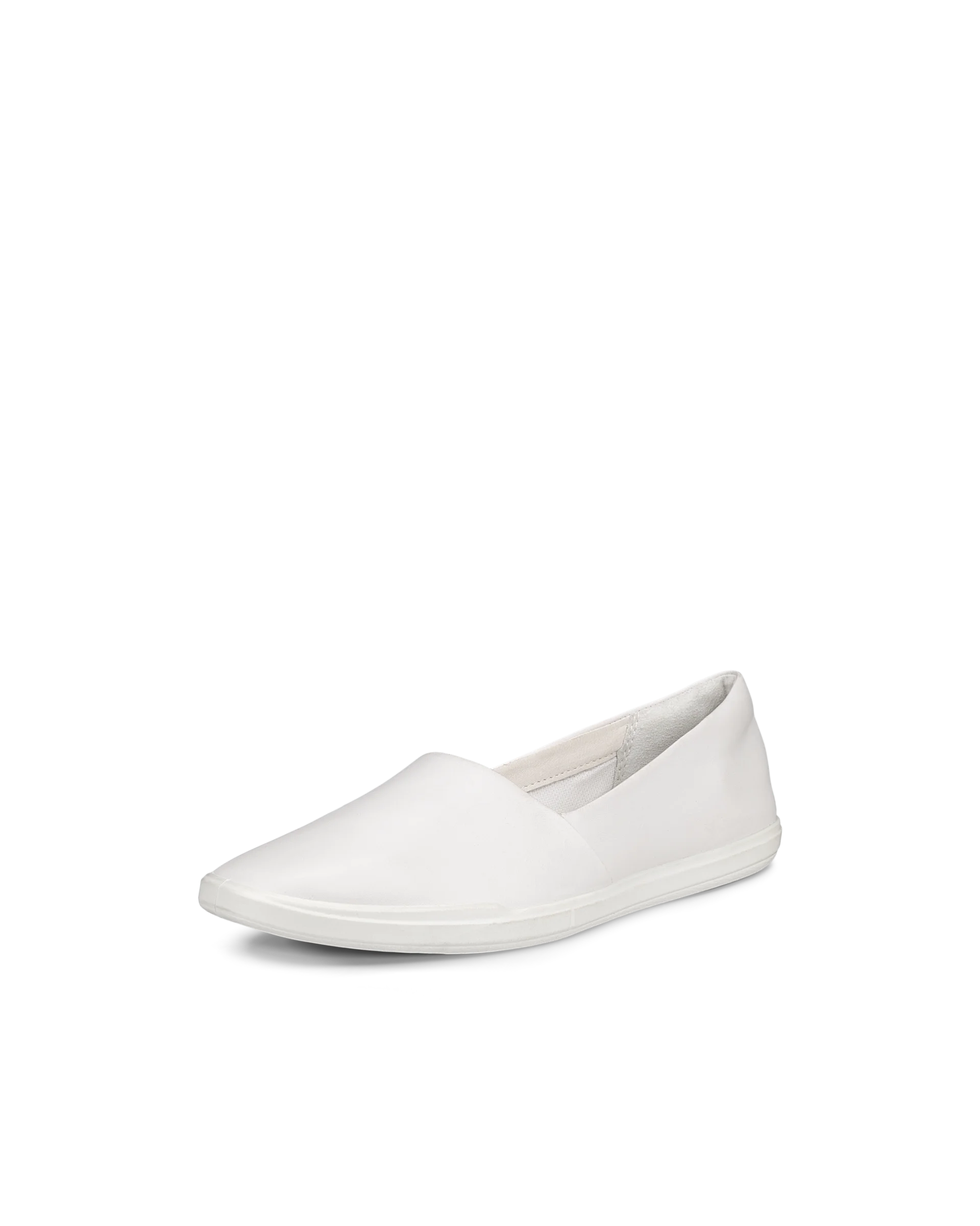 ECCO SIMPIL W Damen Lederloafer Weiß