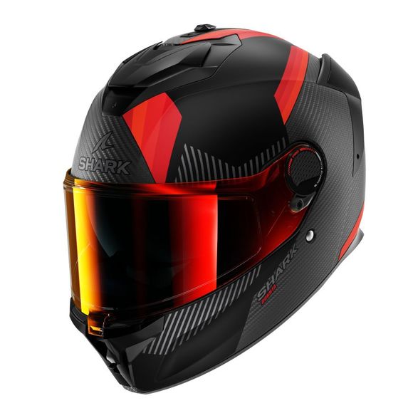 Shark SPARTAN GT PRO CARBON full face helmet - DOKHTA - Black / OrangeRef : SH1708-C38163