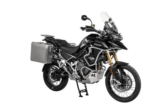 Touratech ZEGA Mundo 31/38 suitcase - Gray support included - AluminumRef: Trt01899A / 01-424-6130-0