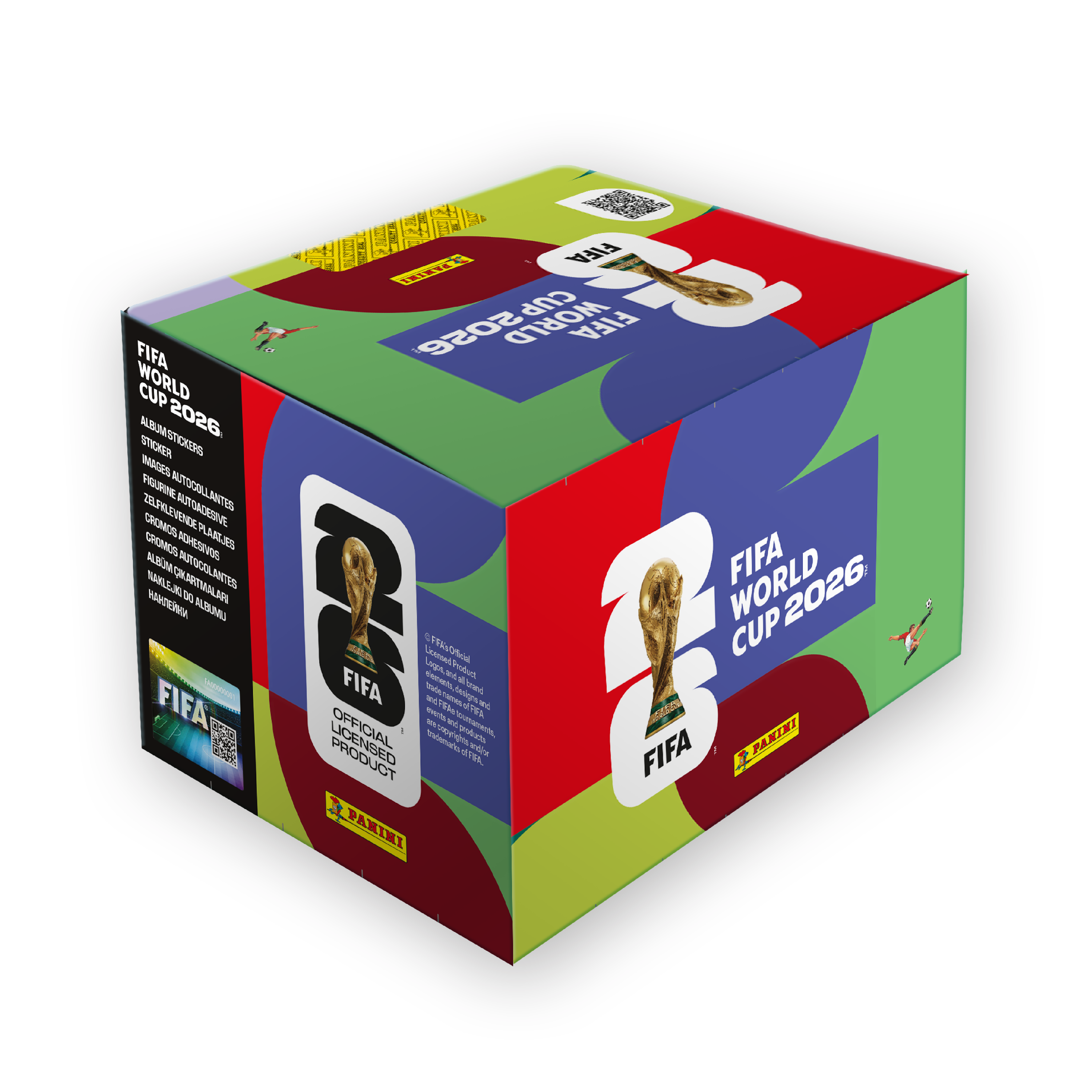 2026 Panini FIFA World Cup Soccer Sticker Collection Box