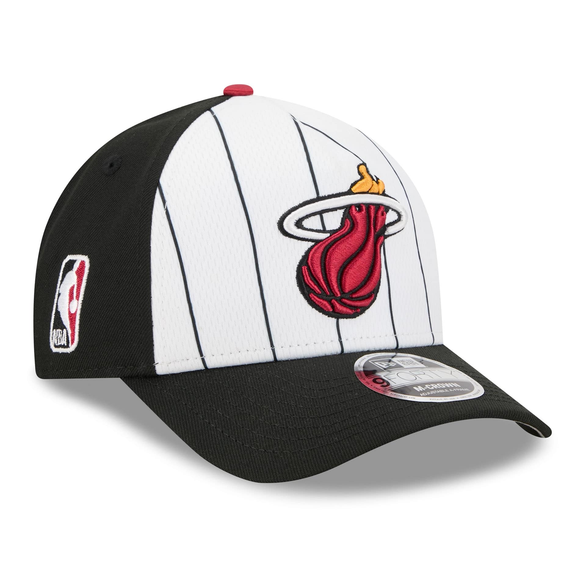 Miami Heat 2025-26 NBA Tip-Off 9FORTY M-Crown A-Frame Snapback Cap
