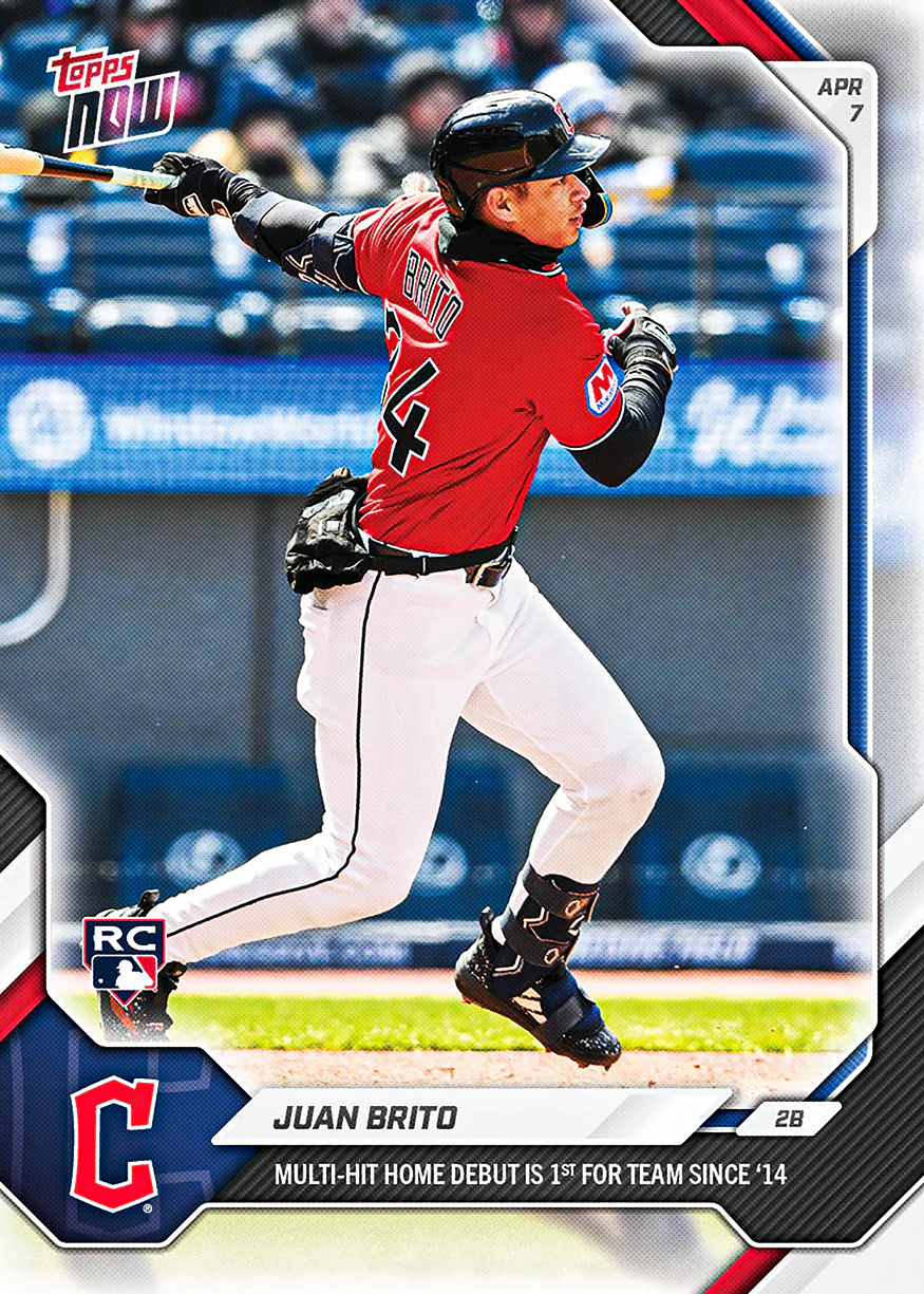 Juan Brito - 2026 MLB Topps NOW® - Card 59