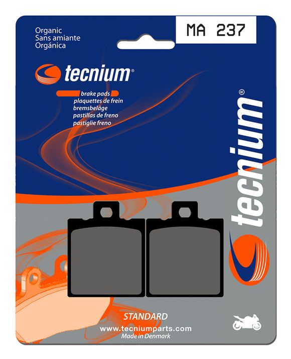 Tecnium organic road brake pads - MA237Ref: TE02021A / 1022436