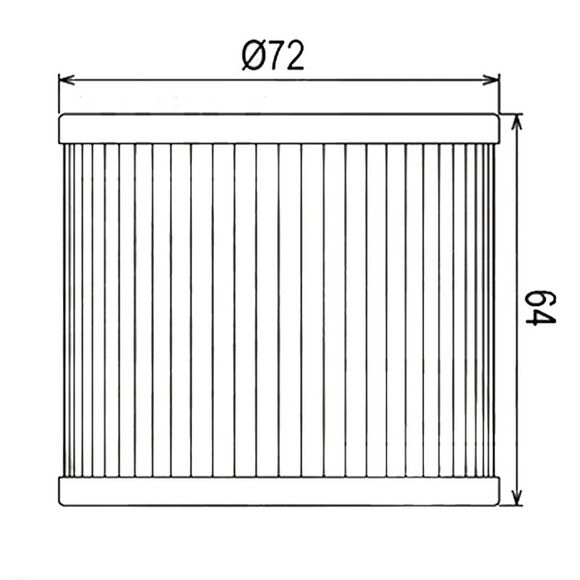 Filtre à huile HifloFiltro HF133 Type origineRef : H133 / HF133