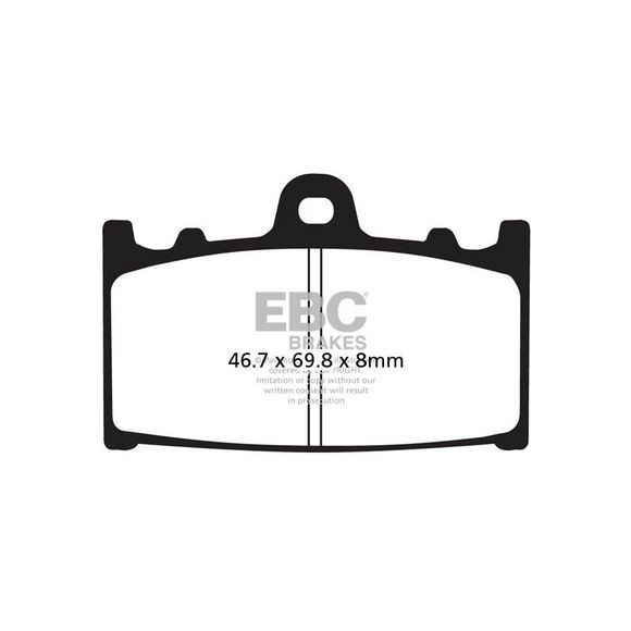 EBC Organic Front Brake PadsRef: FA158