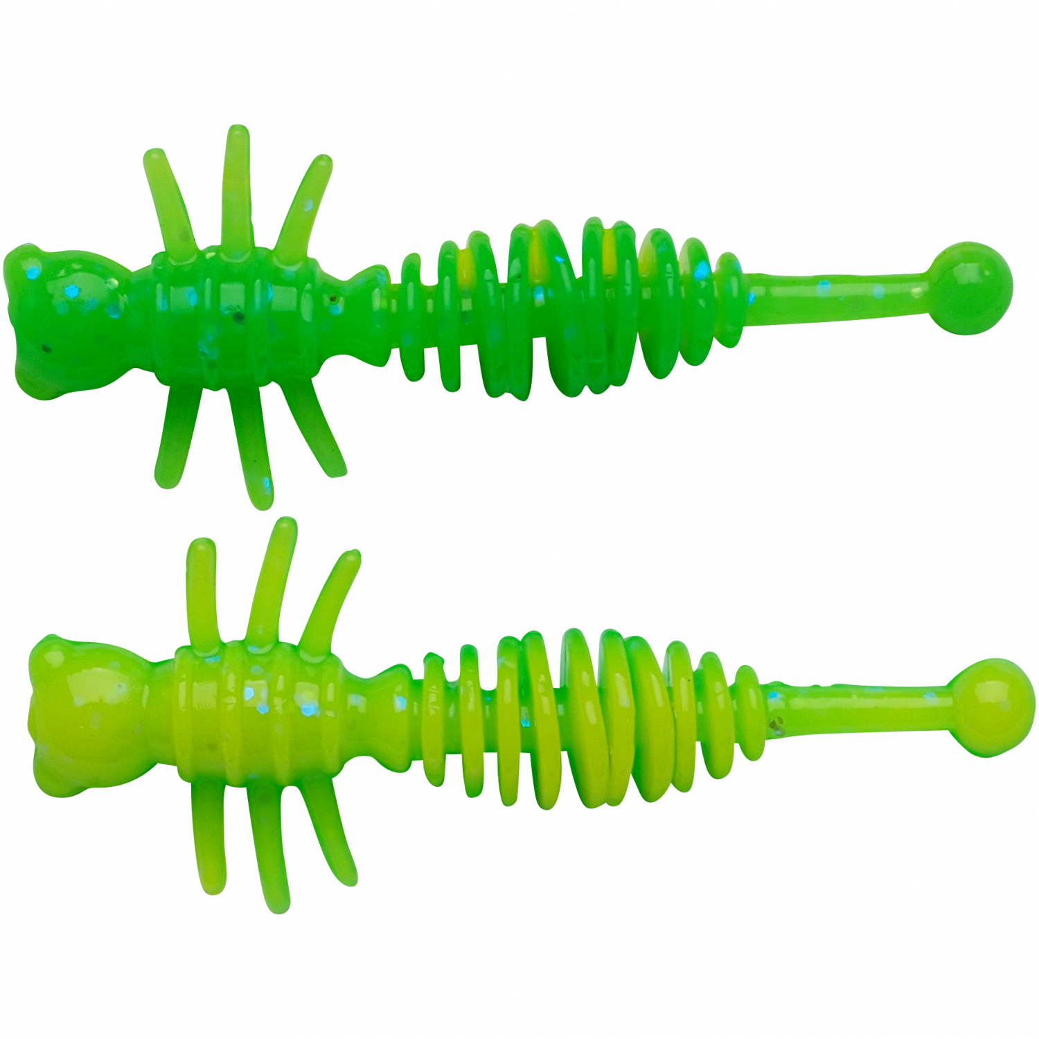 Berkley PowerBait Power Larvae (Spring Green\/Sunshine Yellow)