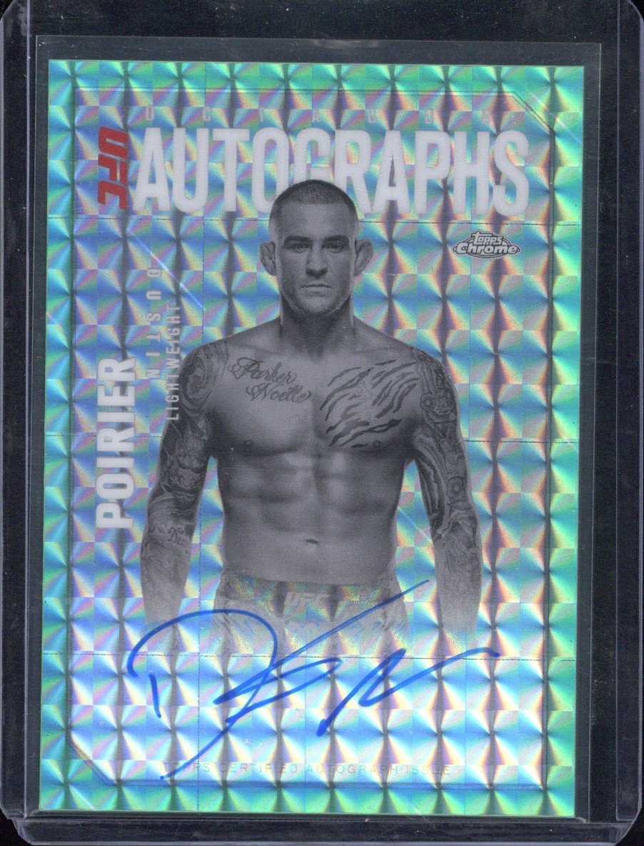 2025 Topps UFC Dustin Poirier Octagon Autograph #OLA-DP