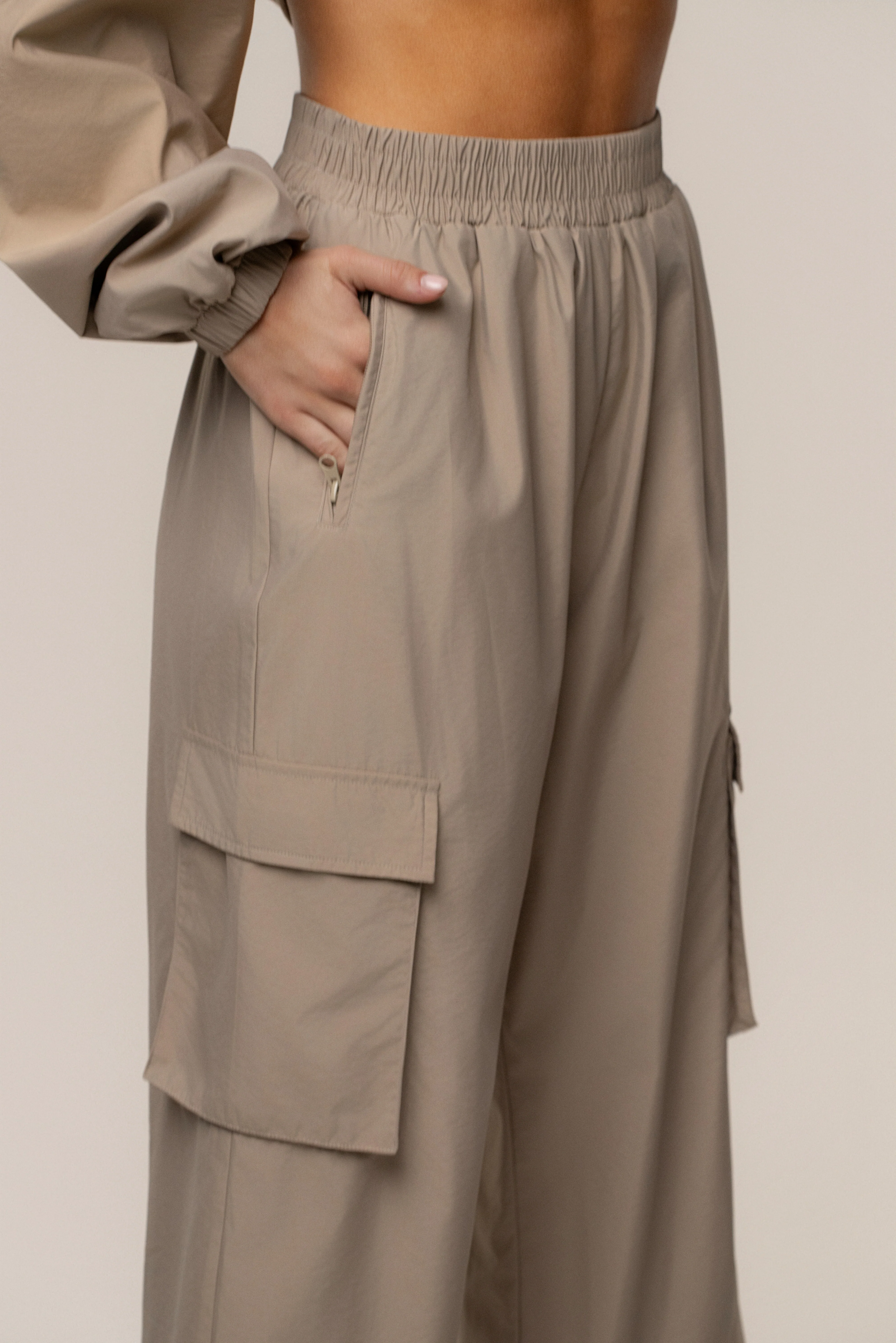 Beige Endure Jogger