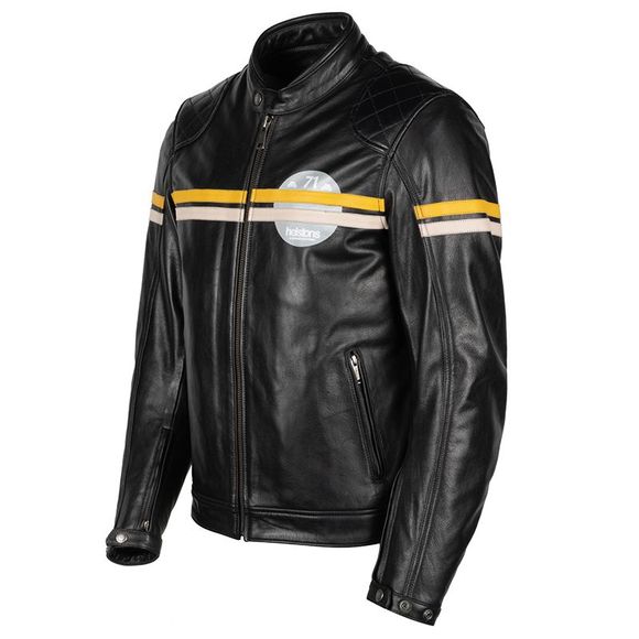 Blouson Moto Helstons CHEVY CUIR BUFFALO - NoirRef : HS0946