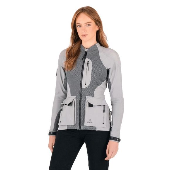 Knox TOR WOMEN Motorcycle Jacket - GreyRef: KNX0114
