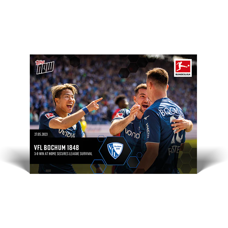 Topps UK - 3-0 win at home secures league survival - Bundesliga TOPPS NOW® Card #213